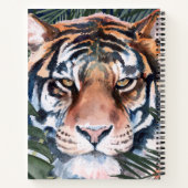 Oerwoud Cat - Tiger Notitieboek (Achterkant)