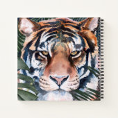 Oerwoud Cat - Tiger Notitieboek (Achterkant)