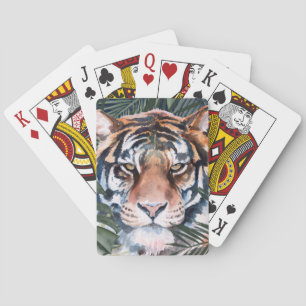 Oerwoud Cat - Tiger Pokerkaarten