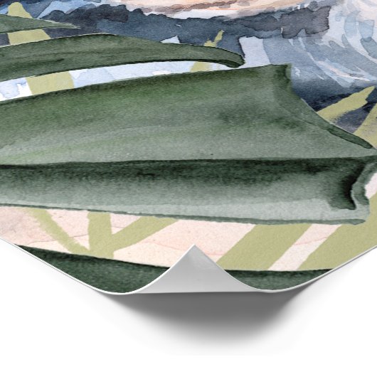 Oerwoud Cat - Tiger Poster (Hoek)