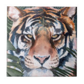 Oerwoud Cat - Tiger Tegeltje (Voorkant)