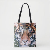 Oerwoud Cat - Tiger Tote Bag (Voorkant)