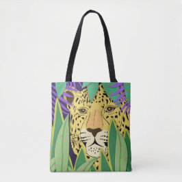 Oerwoud Cat Tote Bag