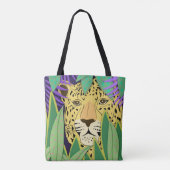 Oerwoud Cat Tote Bag (Achterkant)