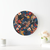 Oerwoud Chic: donkerblauw exotisch. Grote Klok (Huis)