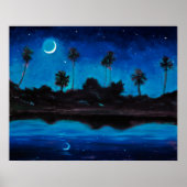 Oerwoud Coast Nocturne Poster (Voorkant)