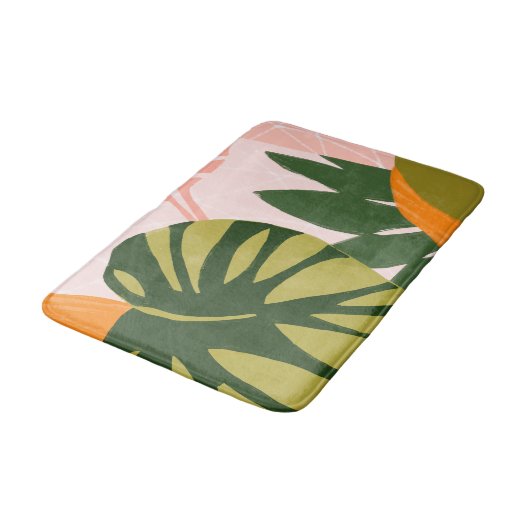 Oerwoud Collage I Badmat (Gekanteld)