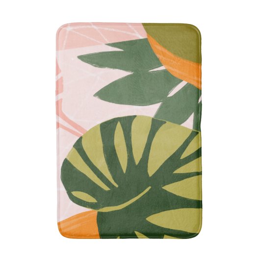 Oerwoud Collage I Badmat (Voorkant Verticaal)