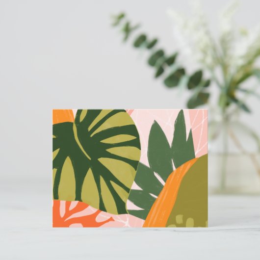 Oerwoud Collage I Briefkaart (Staand voorkant)