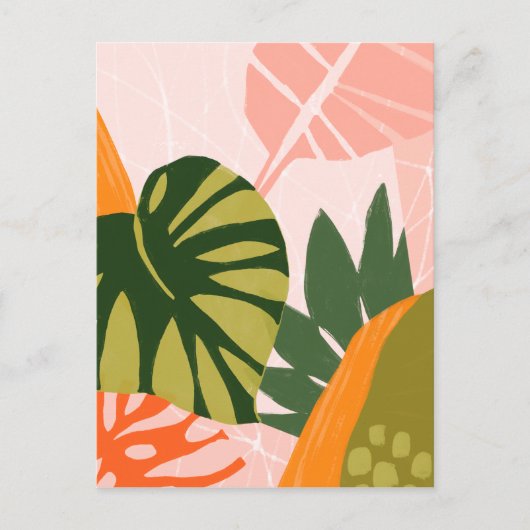 Oerwoud Collage I Briefkaart (Voorkant)