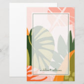 Oerwoud Collage I Briefpapier (Voorkant / Achterkant)