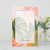 Oerwoud Collage I Briefpapier (Staand voorkant)