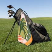 Oerwoud Collage I Golfhanddoek (Groen)