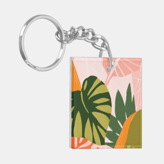 Oerwoud Collage I Sleutelhanger (Voorkant Links)