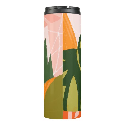 Oerwoud Collage I Thermosbeker (Achterkant)