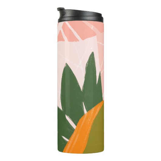 Oerwoud Collage I Thermosbeker (Geroteerd rechts)