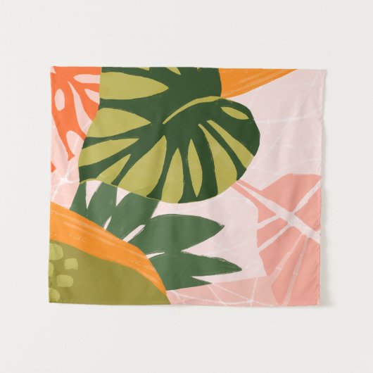 Oerwoud Collage I Wandkleed (Voorkant (horizontaal))