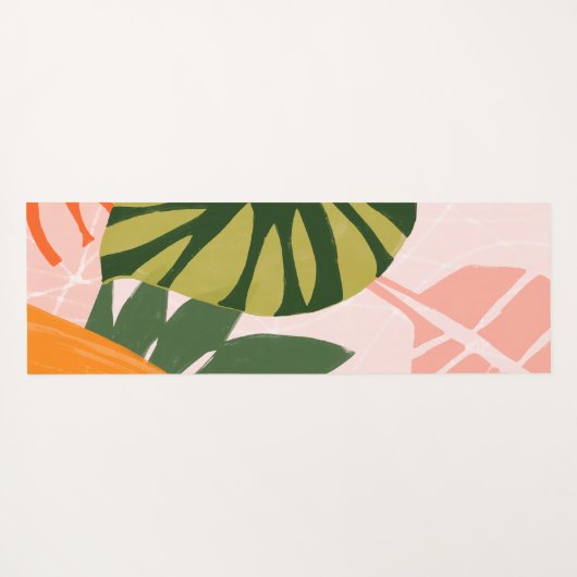 Oerwoud Collage I Yogamat (Achterkant (horizontaal))