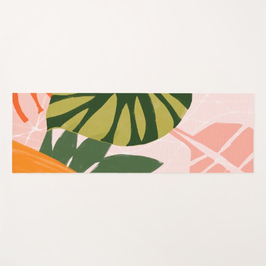 Oerwoud Collage I Yogamat (Voorkant (horizontaal))