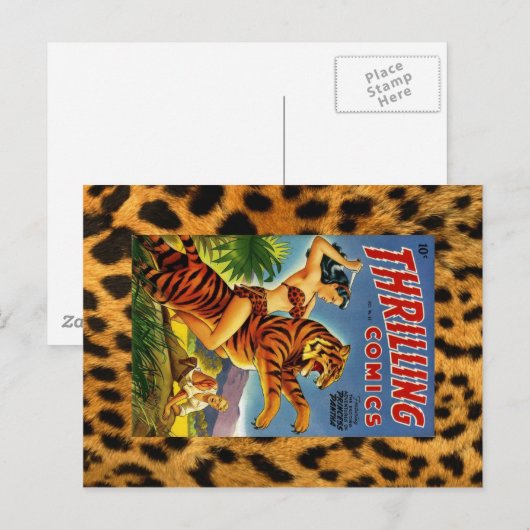 Oerwoud Comic Hoesje Briefkaart (Voorkant / Achterkant)