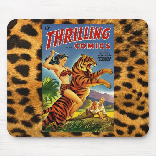 Oerwoud Comic Hoesje Muismat (Voorkant)