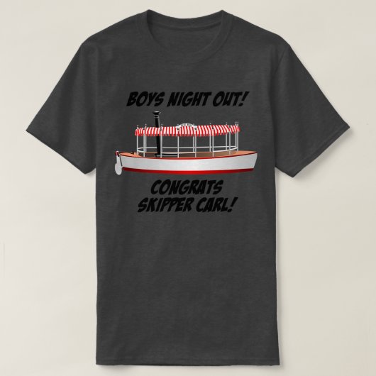 Oerwoud Cruise Bachelor Party T-shirt (Design voorkant)
