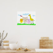 Oerwoud Cubs - Friends Forever Poster (Keuken)