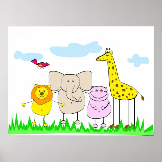 Oerwoud Cubs - Friends Forever Poster (Voorkant)