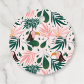 Oerwoud dank u bedankjes labels (Achterkant)