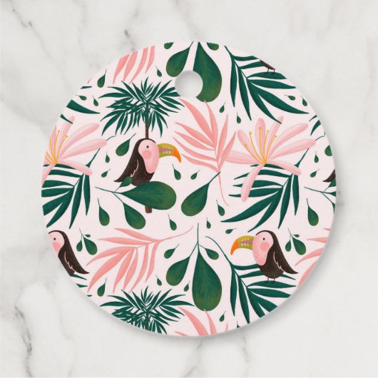 Oerwoud dank u bedankjes labels (Achterkant)