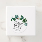 Oerwoud dank u bedankjes labels (In situ)