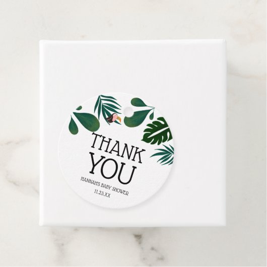 Oerwoud dank u bedankjes labels (In situ)