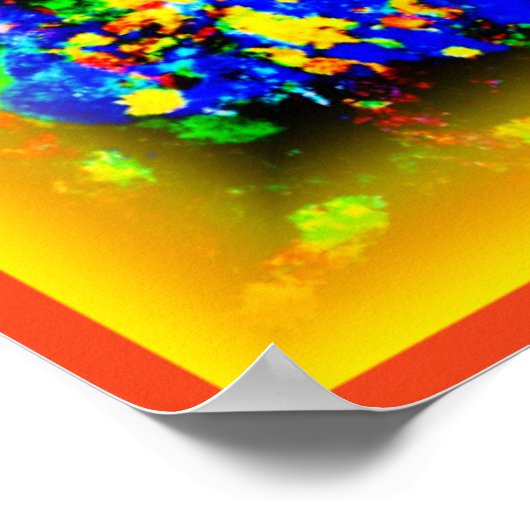 Oerwoud dansen in de hemel. Bestel nu Poster (Hoek)