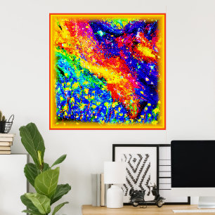 Oerwoud dansen in de hemel. Bestel nu Poster