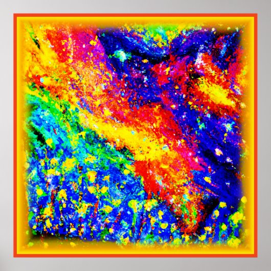 Oerwoud dansen in de hemel. Bestel nu Poster (Voorkant)