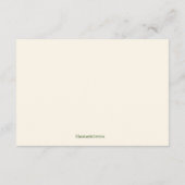 Oerwoud Diaper Raffle, Safari Diaper Raffle Card Informatiekaartje (Achterkant)