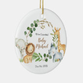 Oerwoud Dier We verwachten ouders Keramisch Ornament (Rechts)