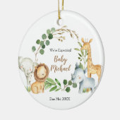 Oerwoud Dier We verwachten ouders Keramisch Ornament (Links)