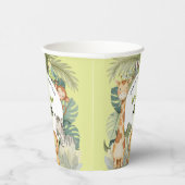 Oerwoud Dieren 1e verjaardagsfeest Papieren Bekers (Rechts)