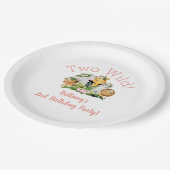 Oerwoud dieren 2 Wilde 2e verjaardag Papieren Bordje (Gekanteld)