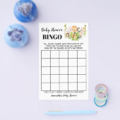 Oerwoud Dieren Baby shower Bingo Game Kaart (Enkel)