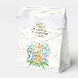 Oerwoud Dieren Baby shower Favor Box Bedankdoosjes
