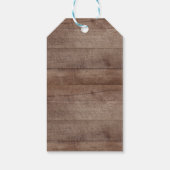 Oerwoud Dieren Baby shower Favor Cadeft Label Cadeaulabel (Achterkant)