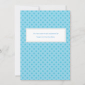 Oerwoud Dieren Baby shower Uitnodigen Kaart (Achterkant)