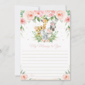 Oerwoud Dieren Bloementijd Capsule Bericht Kaart (Voorkant)