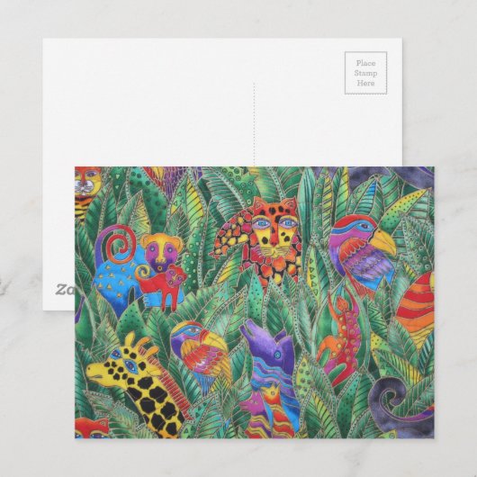 OERWOUD DIEREN BRIEFKAART (Voorkant / Achterkant)