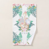 Oerwoud Dieren Cadeau voor Meisjes Bad Handdoek (Handdoek)