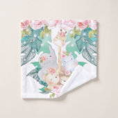 Oerwoud Dieren Cadeau voor Meisjes Bad Handdoek (Wasdoekje)