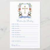 Oerwoud Dieren Crest Baptism Wishes for Baby (Voorkant)