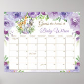 Oerwoud dieren denken dat de vervaldatum van de ba poster (Voorkant)